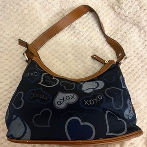 XOXO navy blue shoulder bag